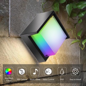 Lampa balla IP65 WiFi RGB